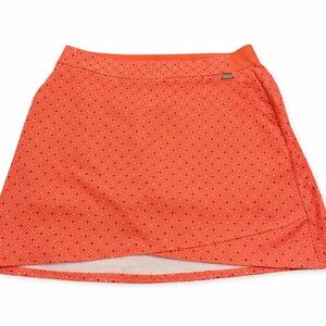 Greg Norman Collection Orange Mini Skirt